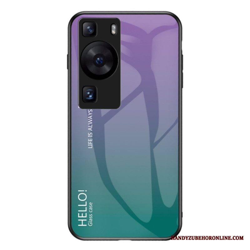 Kuori Huawei P60 Pro Hello Tempered Glass
