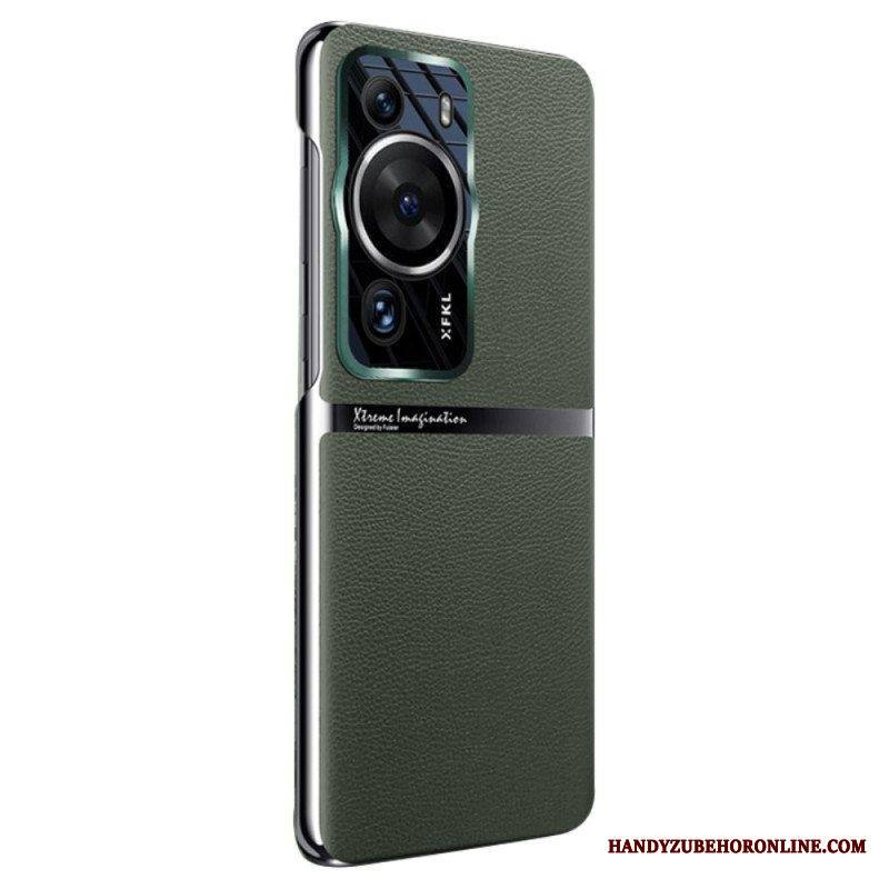 Kuori Huawei P60 Pro Keinonahkaa