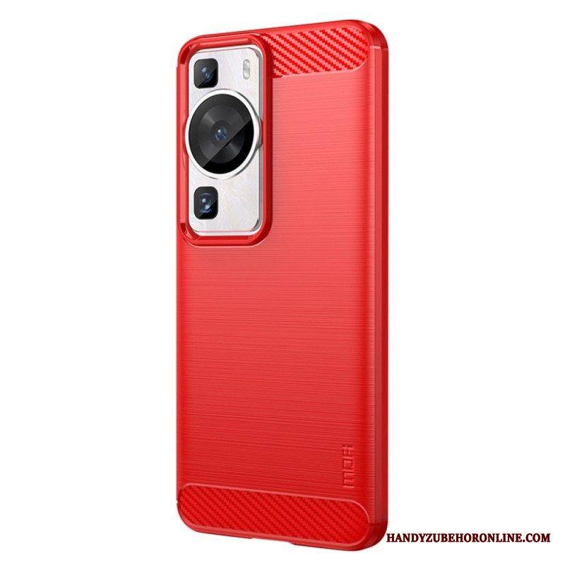 Kuori Huawei P60 Pro Mofi Harjattu Hiilikuitu