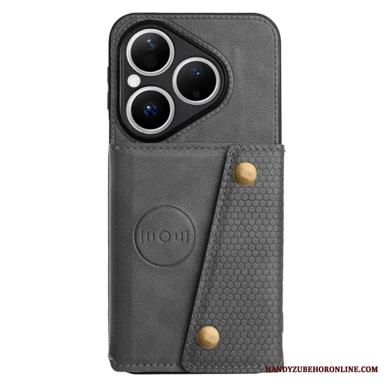 Kuori Huawei Pura 80 Nahkaefektikortti Teline