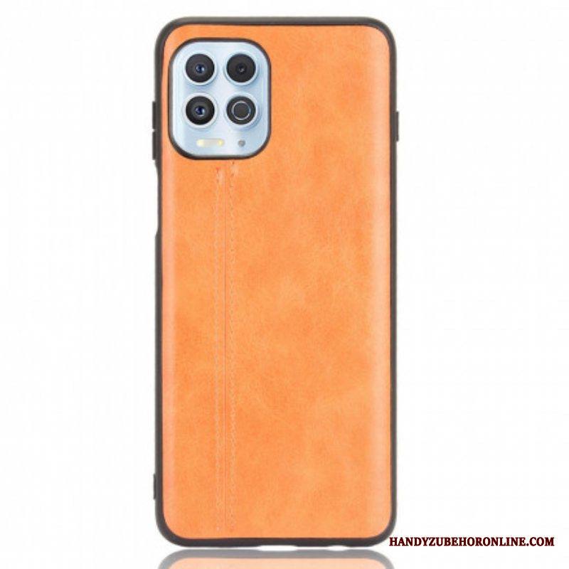 Kuori Moto G100 Couture-nahkaefekti