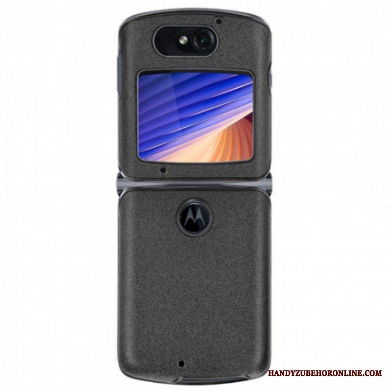 Kuori Motorola Razr 5G Hiottu Keinonahka