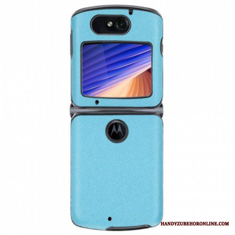 Kuori Motorola Razr 5G Hiottu Keinonahka