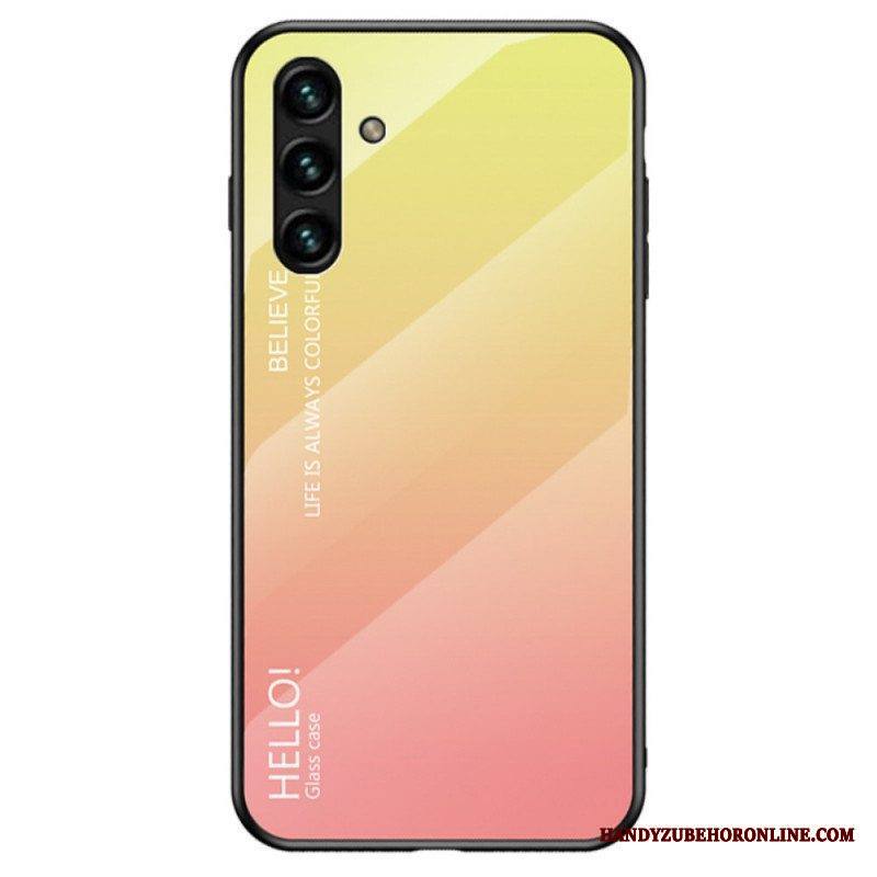 Kuori Samsung Galaxy A13 5G / A04s Karkaistu Lasi Hello