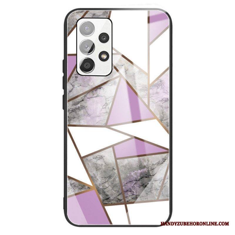 Kuori Samsung Galaxy A13 Geometria Marmori Karkaistu Lasi