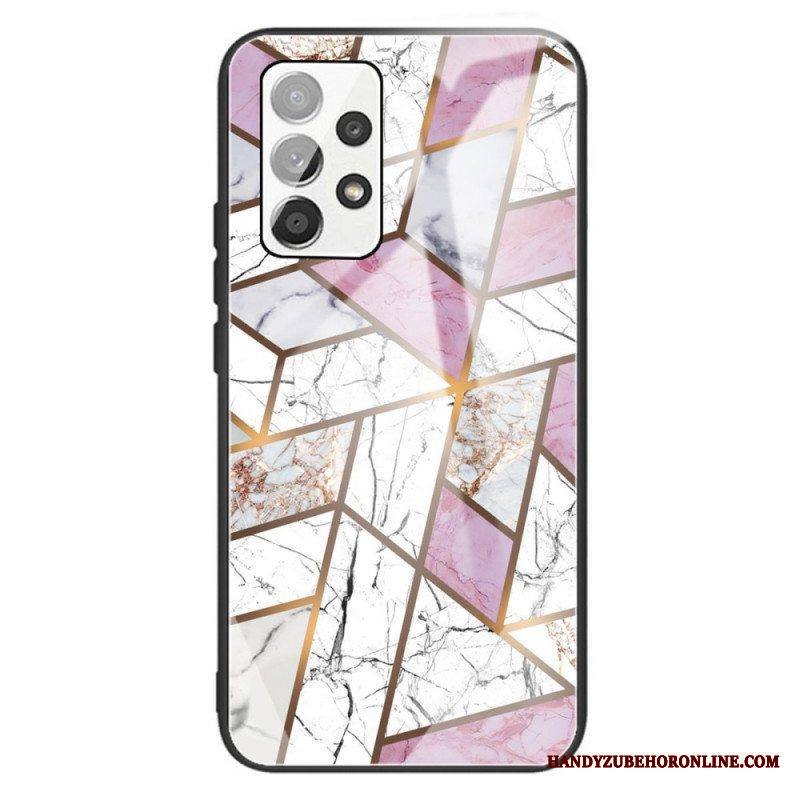 Kuori Samsung Galaxy A13 Geometria Marmori Karkaistu Lasi