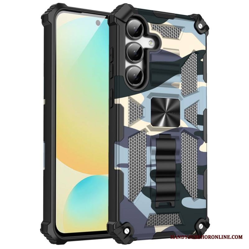 Kuori Samsung Galaxy A17 4g / 5g Naamiointikuvio Integroidulla Jalustalla