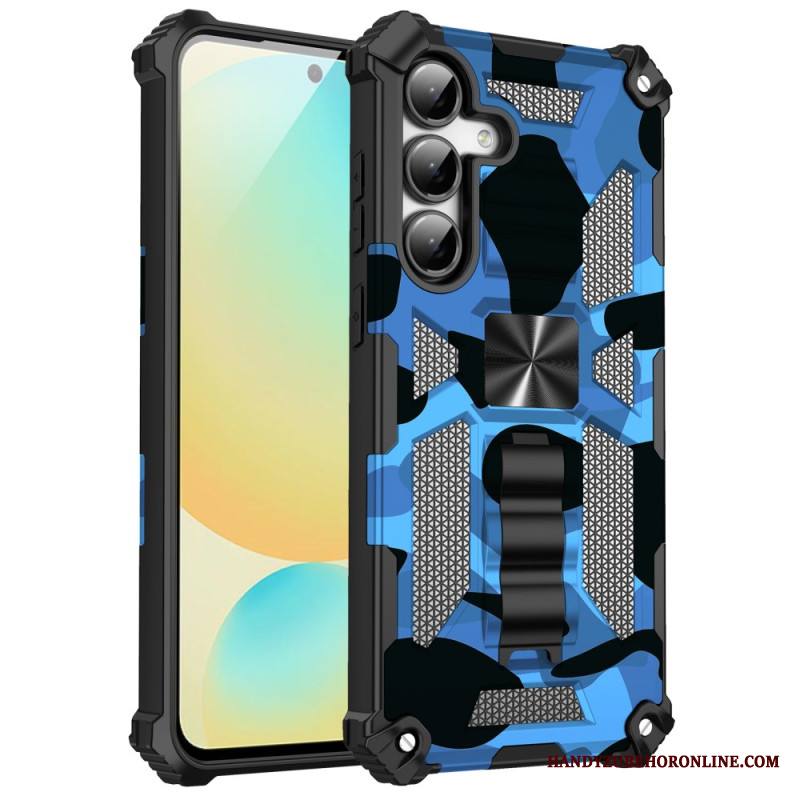 Kuori Samsung Galaxy A17 4g / 5g Naamiointikuvio Integroidulla Jalustalla