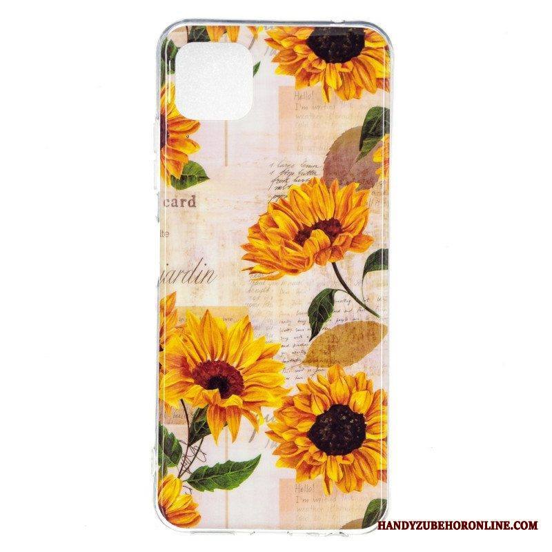 Kuori Samsung Galaxy M12 / A12 Fluoresoivat Kukat