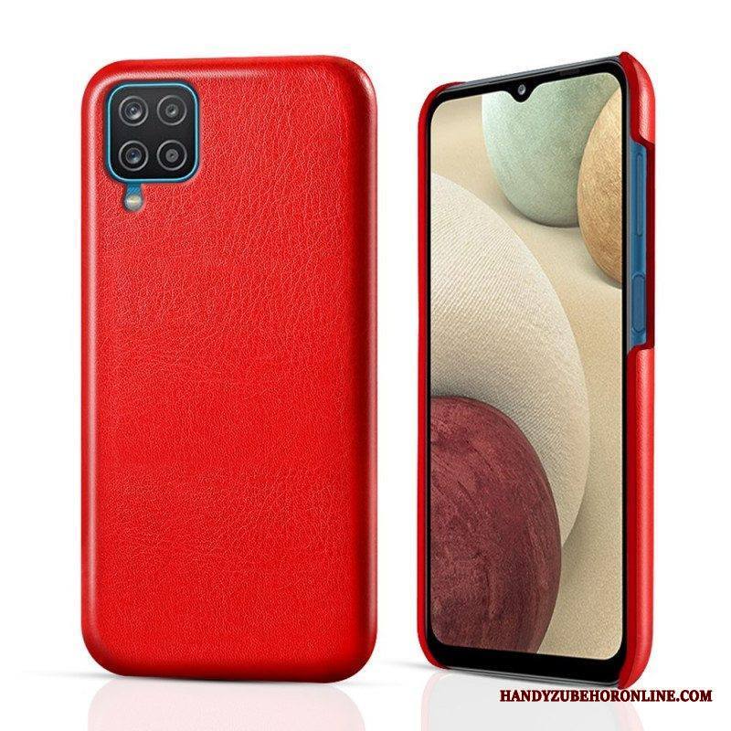 Kuori Samsung Galaxy M12 / A12 Ksq-nahkaefekti