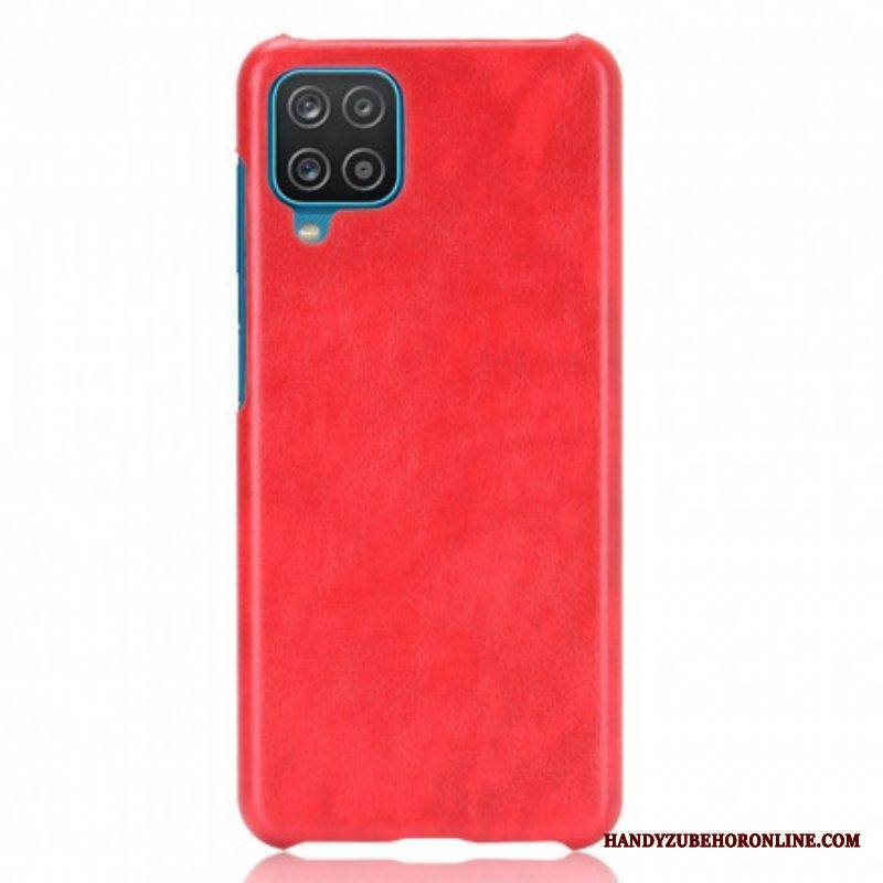 Kuori Samsung Galaxy M12 / A12 Litsi-nahkaefekti