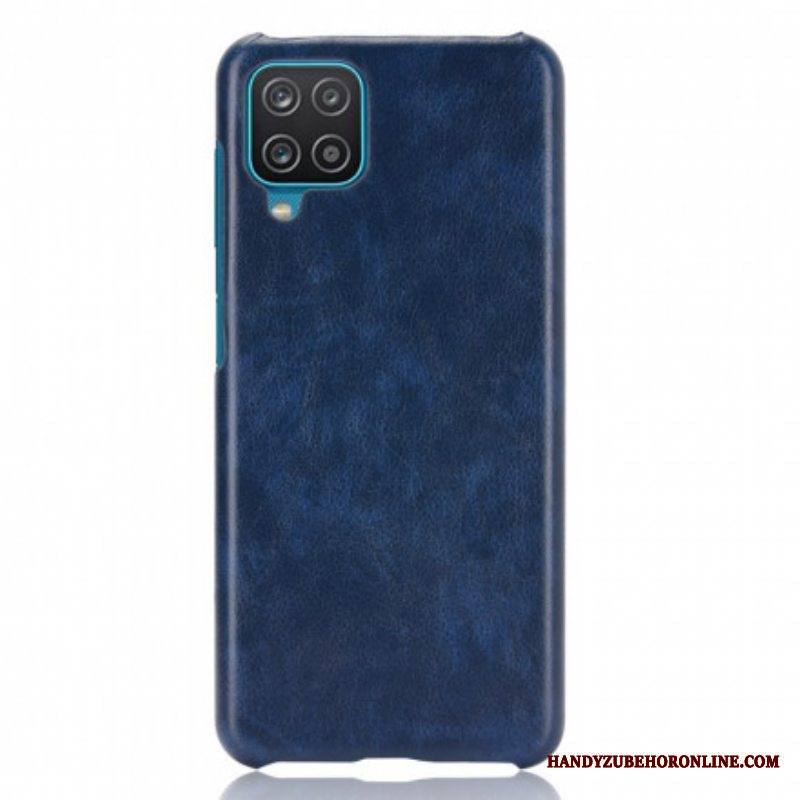 Kuori Samsung Galaxy M12 / A12 Litsi-nahkaefekti