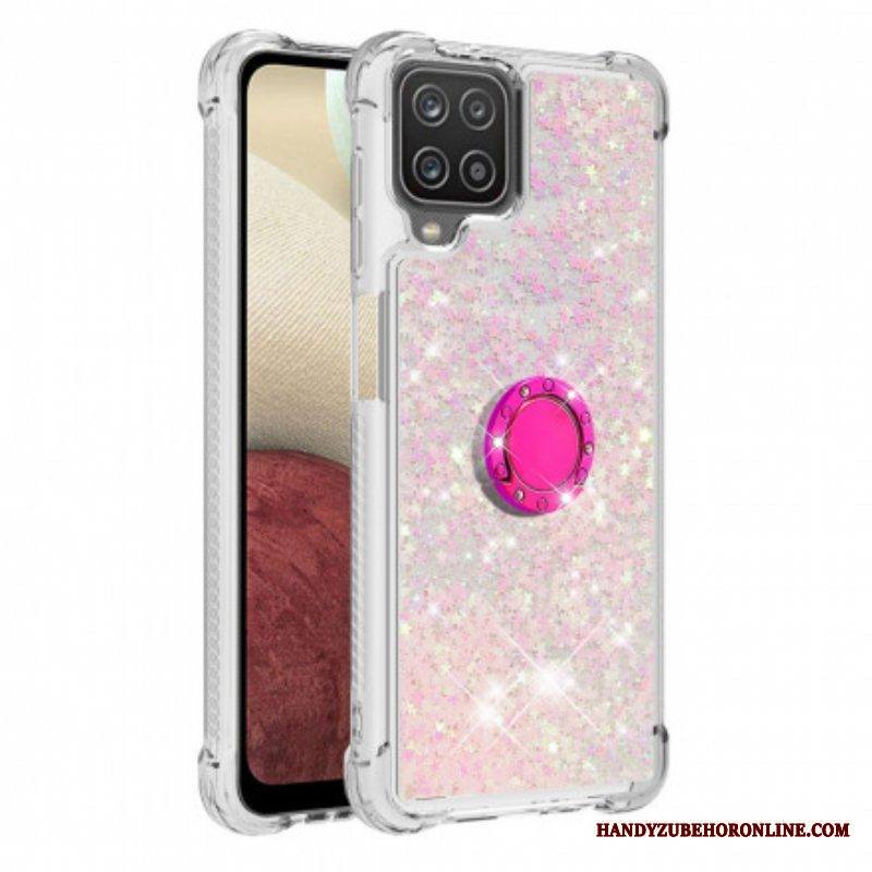 Kuori Samsung Galaxy M12 / A12 Paljetteja Rengastuella