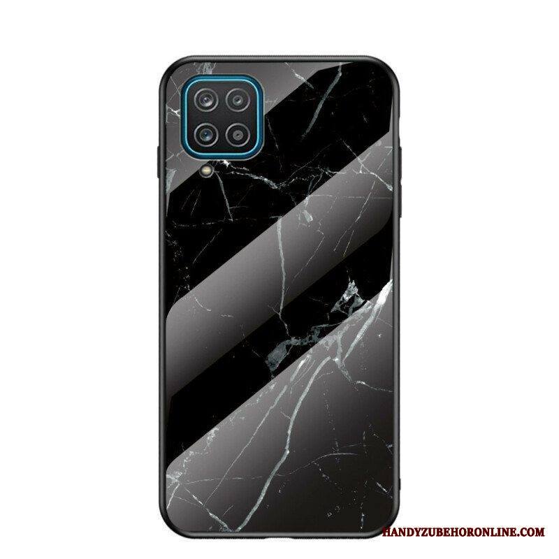 Kuori Samsung Galaxy M12 / A12 Premium Värillinen Karkaistu Lasi