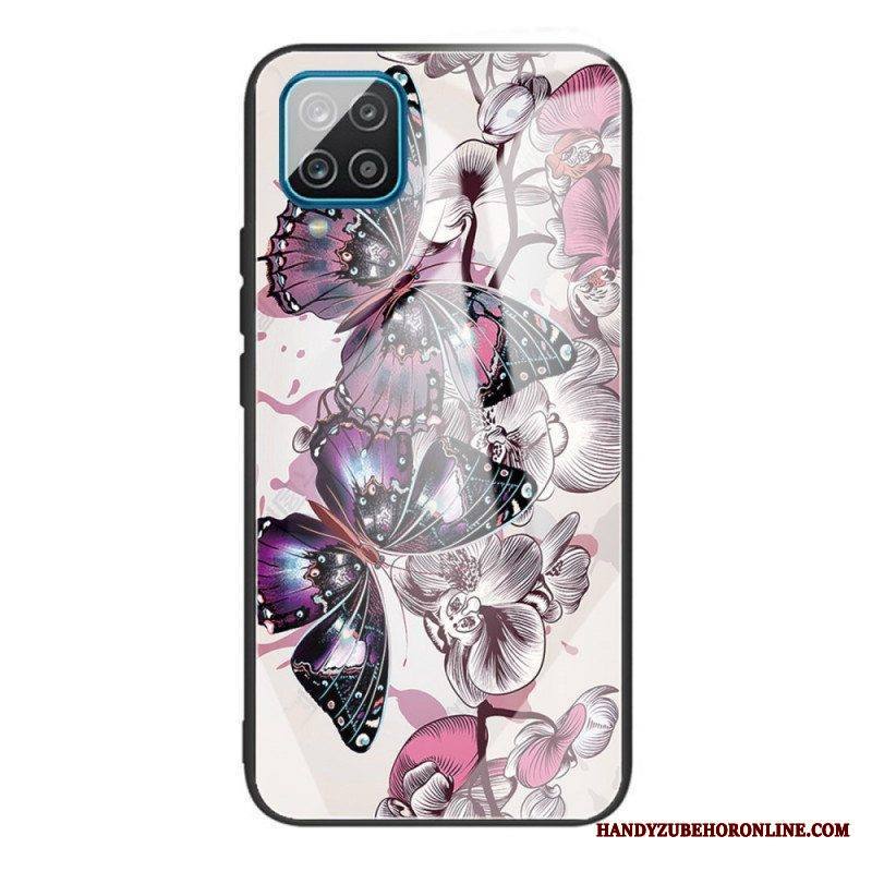 Kuori Samsung Galaxy M32 Butterflies Variation Karkaistu Lasi