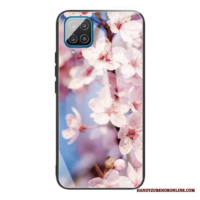 Kuori Samsung Galaxy M32 Karkaistua Lasia Kukkia