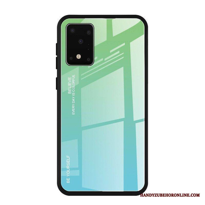 Kuori Samsung Galaxy S20 Plus / S20 Plus 5G Karkaistu Lasi Ole Oma Itsesi