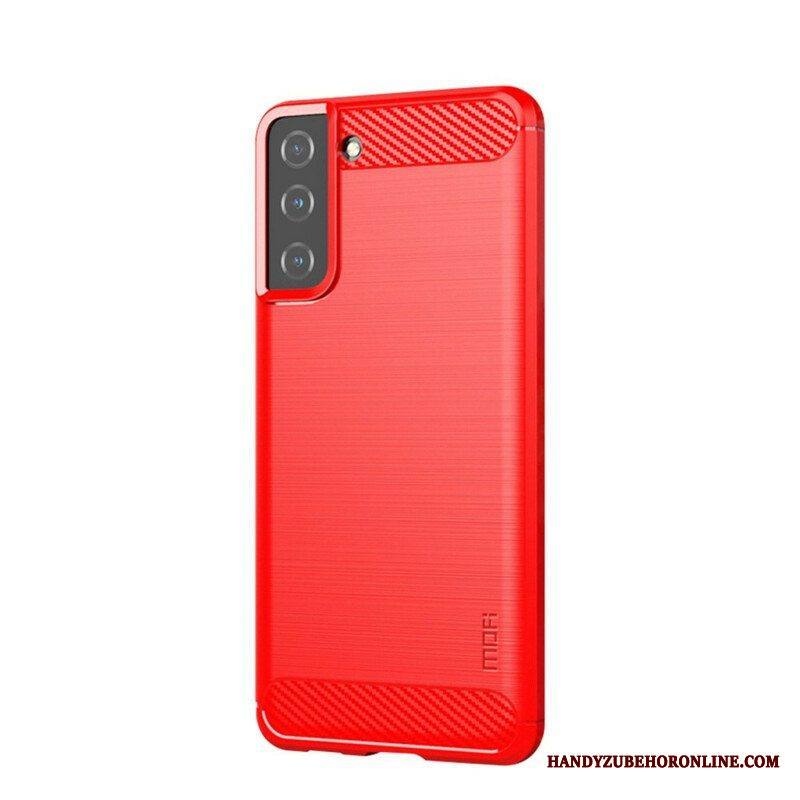 Kuori Samsung Galaxy S21 5G Mofi Harjattu Hiilikuitu