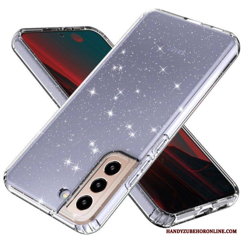Kuori Samsung Galaxy S22 5G Läpinäkyvä Paljettisuunnittelu