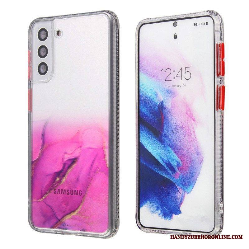 Kuori Samsung Galaxy S22 5G Marble Effect -hybridi