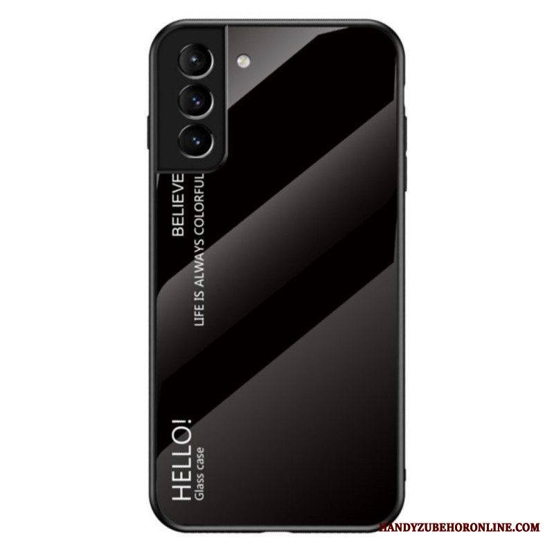 Kuori Samsung Galaxy S22 Plus 5G Karkaistu Lasi Hello