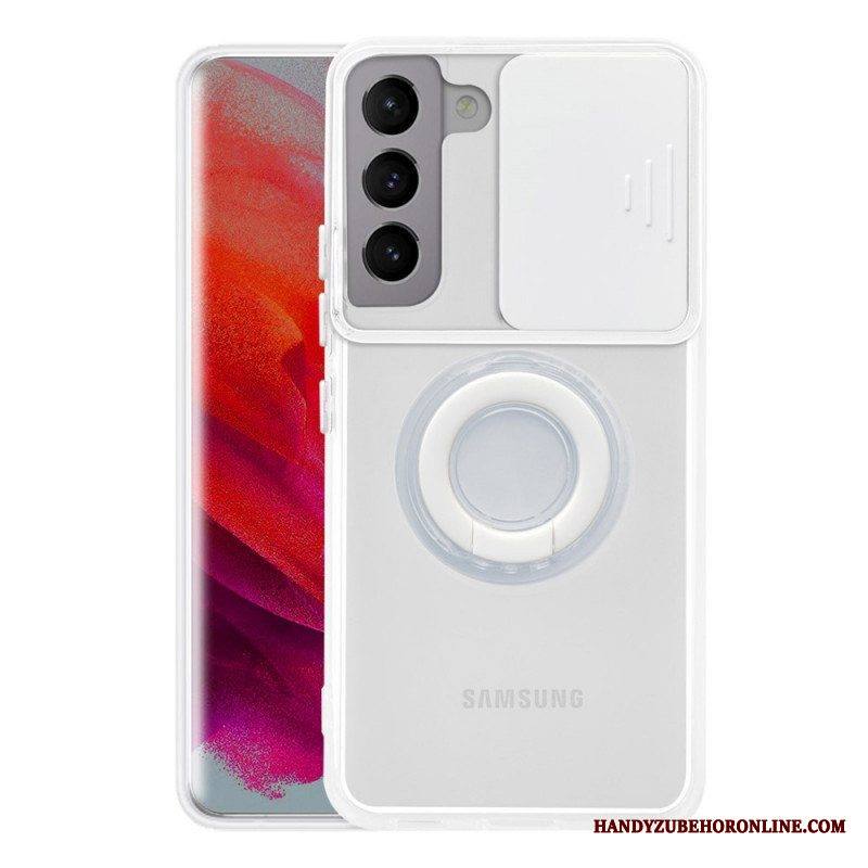 Kuori Samsung Galaxy S22 Plus 5G Rengastuki Ja Linssisuojat