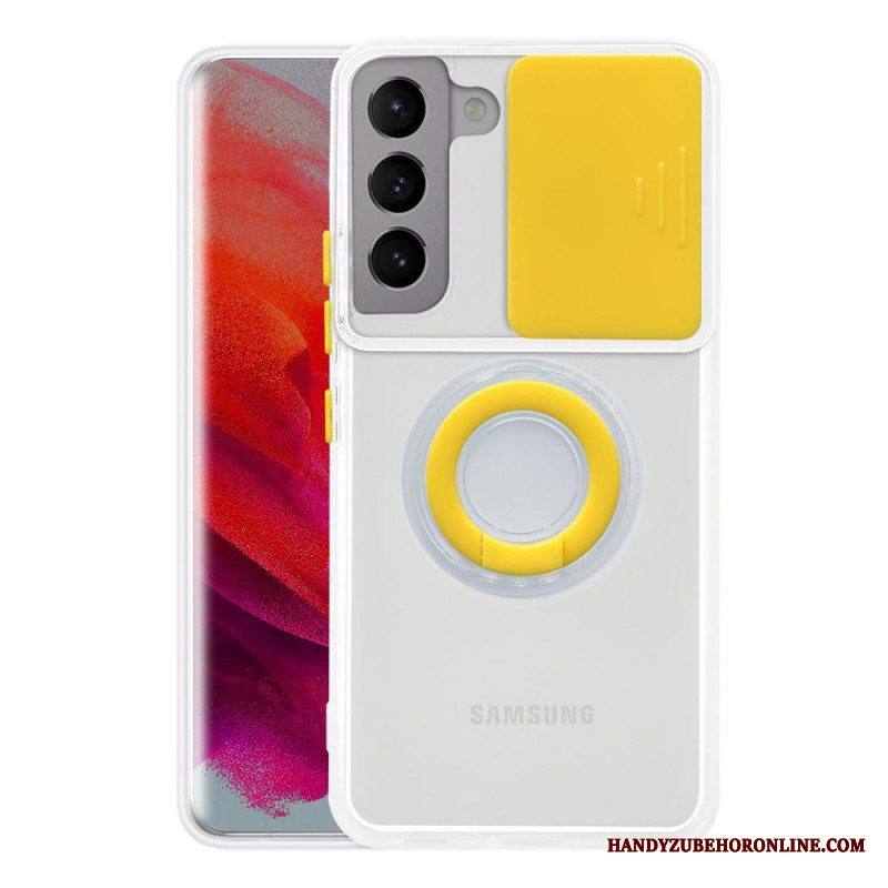 Kuori Samsung Galaxy S22 Plus 5G Rengastuki Ja Linssisuojat