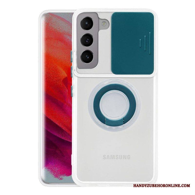 Kuori Samsung Galaxy S22 Plus 5G Rengastuki Ja Linssisuojat