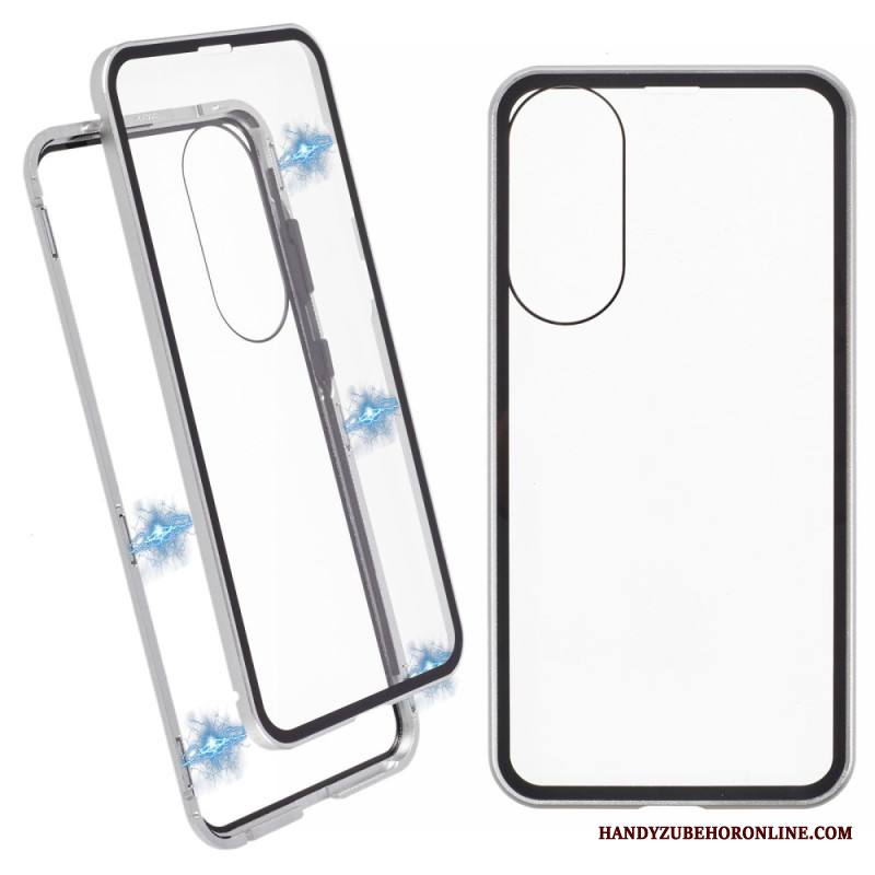 Kuori Samsung Galaxy S25 5g Edge Karkaistu Lasi Ja Magneettinen Kehys