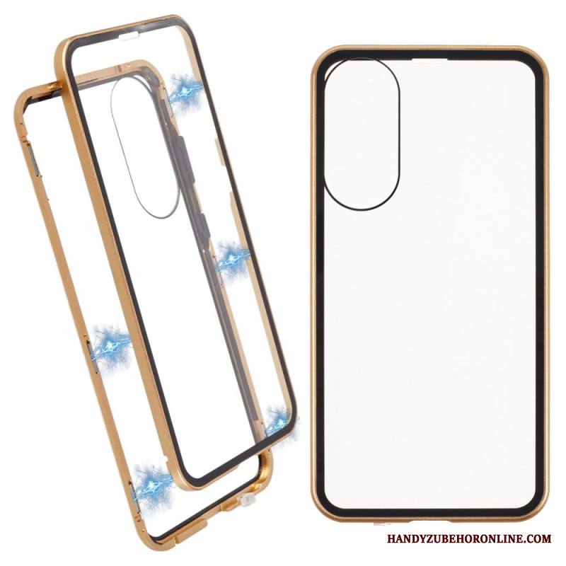 Kuori Samsung Galaxy S25 5g Edge Karkaistu Lasi Ja Magneettinen Kehys