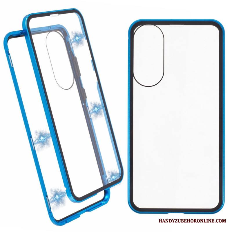 Kuori Samsung Galaxy S25 5g Edge Karkaistu Lasi Ja Magneettinen Kehys