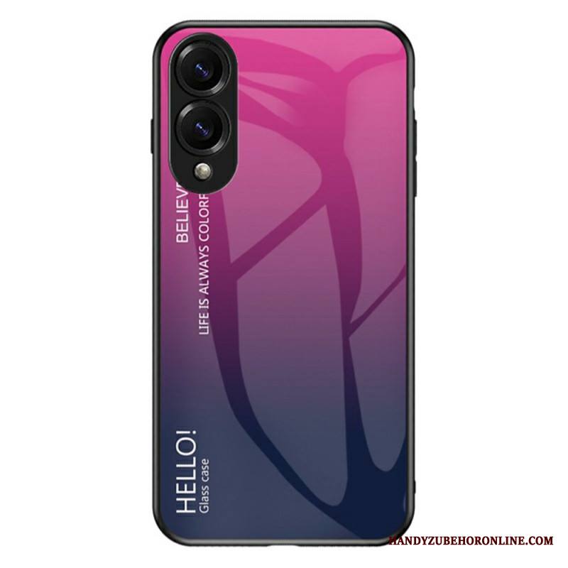 Kuori Samsung Galaxy S25 5g Edge Karkaistusta Lasista Valmistettu Hello