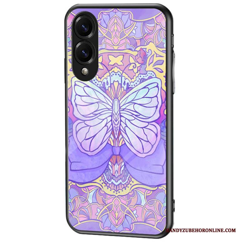 Kuori Samsung Galaxy S25 5g Edge Karkaistusta Lasista Valmistettu Perhonen Suojakuori