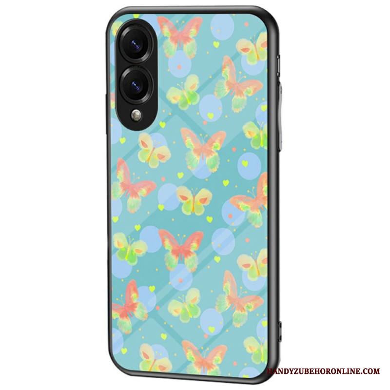 Kuori Samsung Galaxy S25 5g Edge Karkaistusta Lasista Valmistettu Perhonen Suojakuori