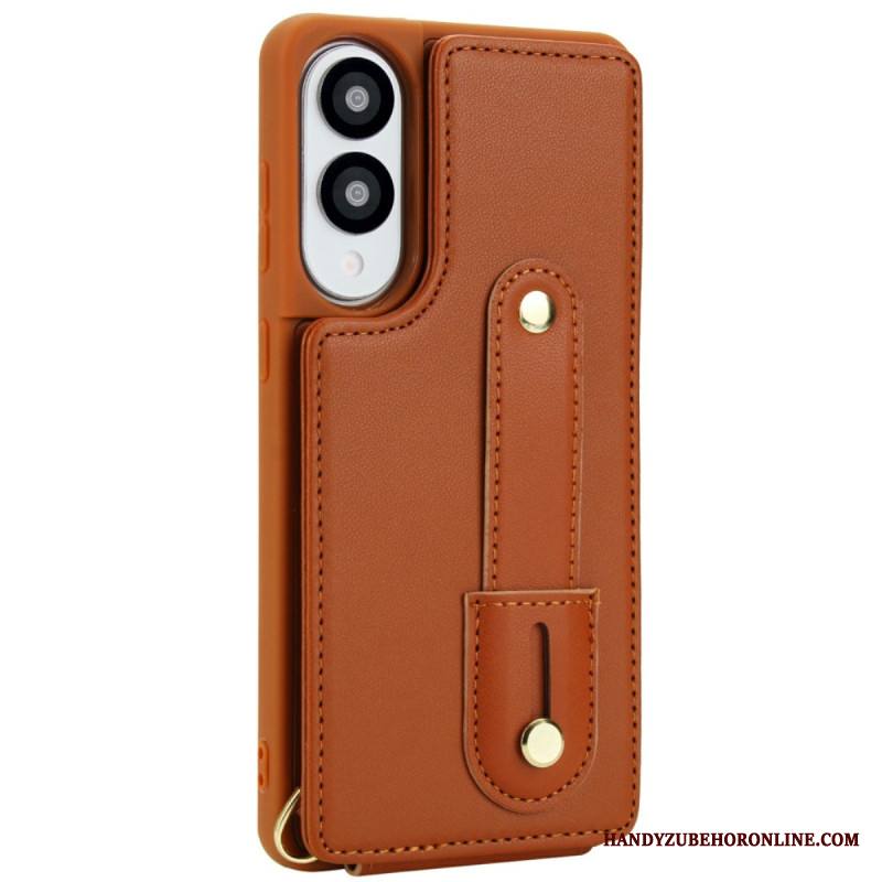 Kuori Samsung Galaxy S25 5g Edge Korttikotelo Hihnalla Ja Olkahihnalla