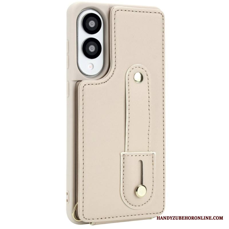 Kuori Samsung Galaxy S25 5g Edge Korttikotelo Hihnalla Ja Olkahihnalla