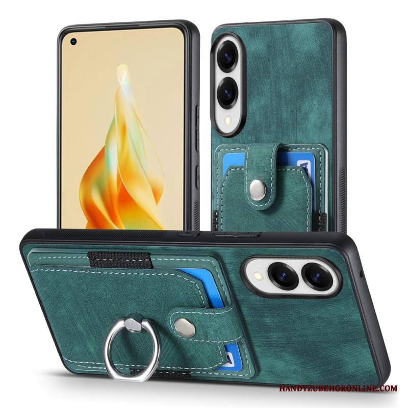 Kuori Samsung Galaxy S25 5g Edge Korttikotelo Ja Sormuskotelo