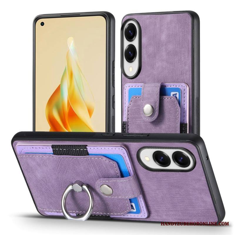 Kuori Samsung Galaxy S25 5g Edge Korttikotelo Ja Sormuskotelo