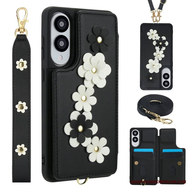 Kuori Samsung Galaxy S25 5g Edge Kukallinen Kaulakorullinen Korttikotelo