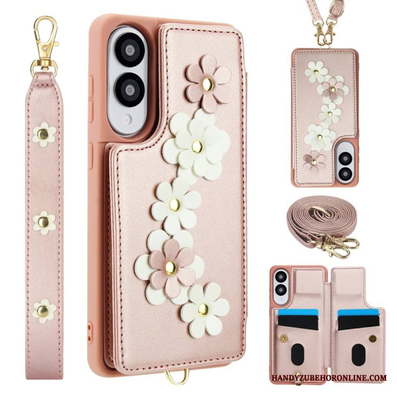 Kuori Samsung Galaxy S25 5g Edge Kukallinen Kaulakorullinen Korttikotelo