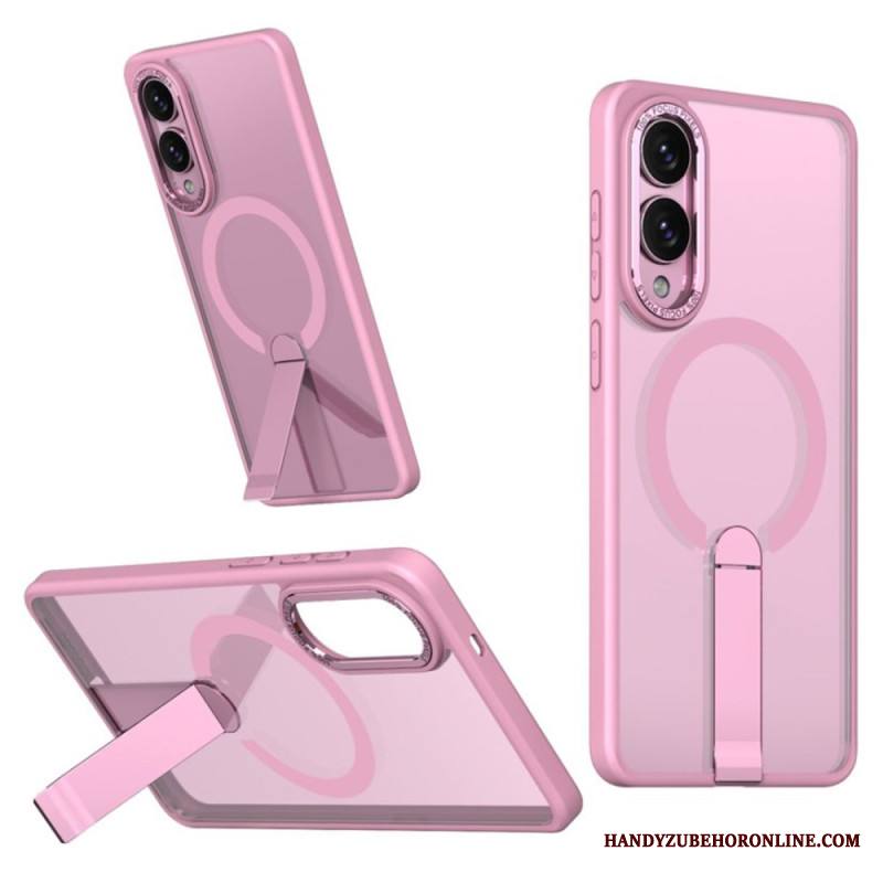 Kuori Samsung Galaxy S25 5g Edge Magsafe-yhteensopiva Integroidulla Jalustalla Suojakuori