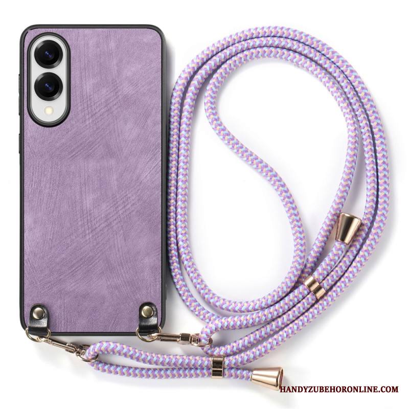 Kuori Samsung Galaxy S25 5g Edge Nahkajäljitelmäinen Johto Vintage-tyylinen Suojakuori