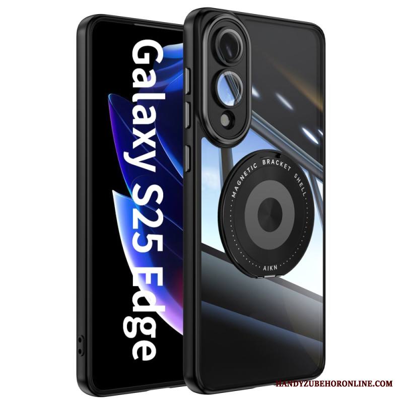 Kuori Samsung Galaxy S25 5g Edge Pyörivä Kiinnitys Ja Linssinsuojus