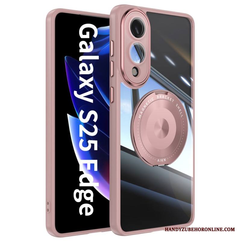 Kuori Samsung Galaxy S25 5g Edge Pyörivä Kiinnitys Ja Linssinsuojus