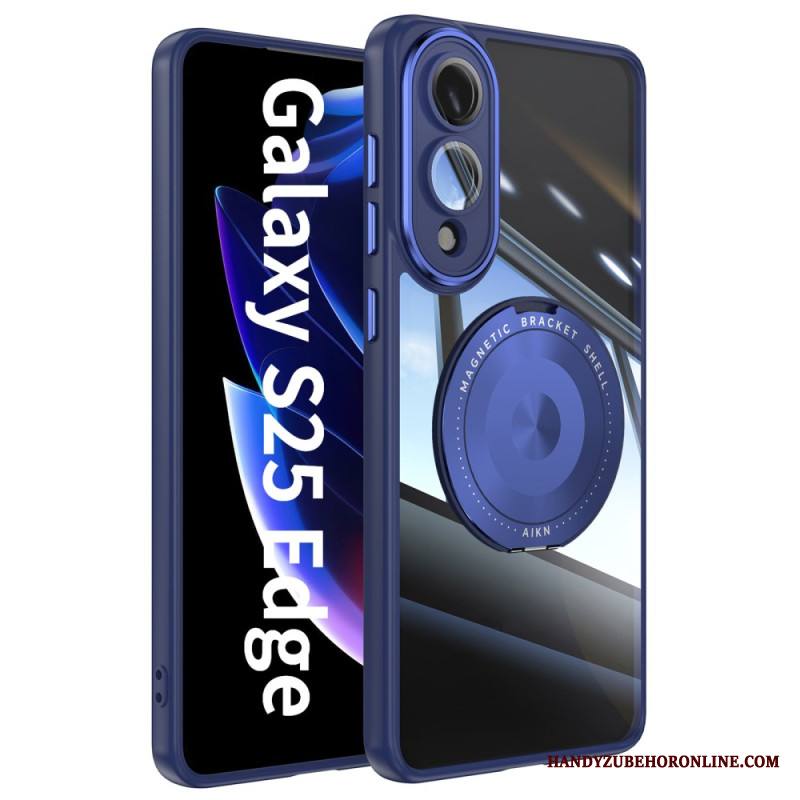 Kuori Samsung Galaxy S25 5g Edge Pyörivä Kiinnitys Ja Linssinsuojus