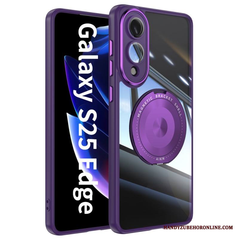 Kuori Samsung Galaxy S25 5g Edge Pyörivä Kiinnitys Ja Linssinsuojus