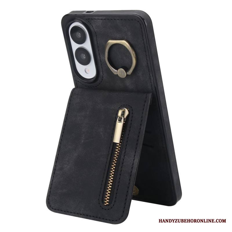 Kuori Samsung Galaxy S25 5g Edge Vetoketjullinen Lompakko Ja Rfid-teknologia