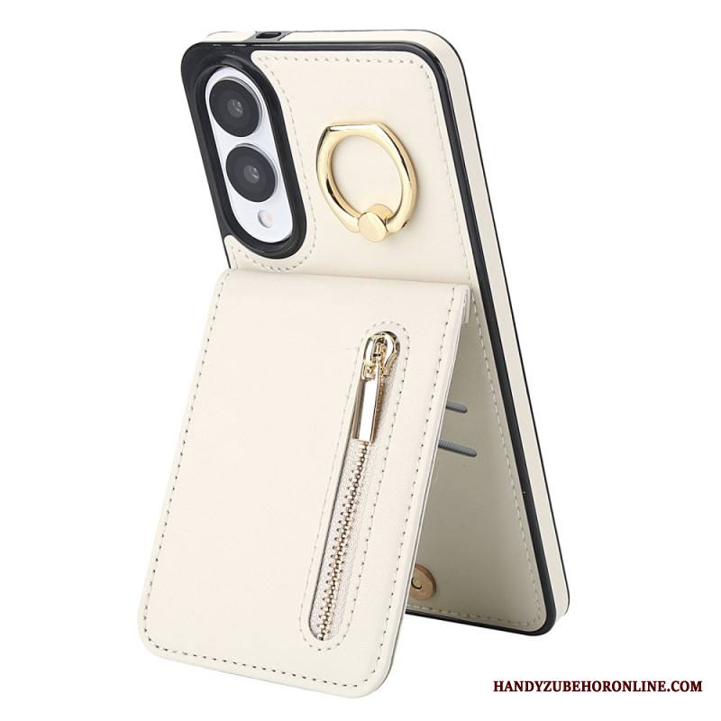 Kuori Samsung Galaxy S25 5g Edge Vetoketjullinen Lompakko Ja Rfid-teknologia