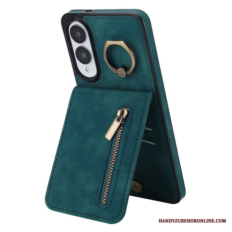 Kuori Samsung Galaxy S25 5g Edge Vetoketjullinen Lompakko Ja Rfid-teknologia