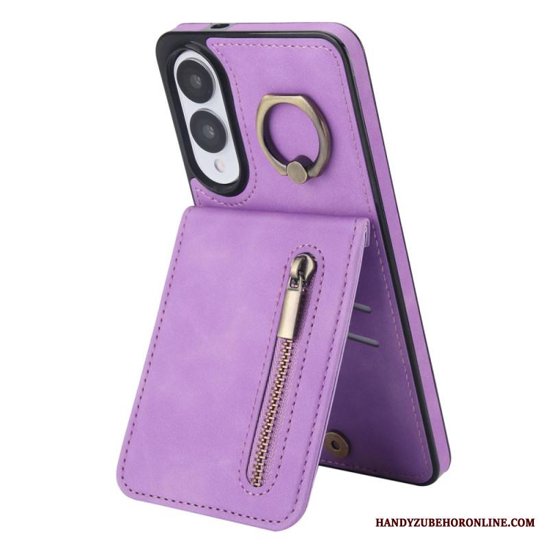 Kuori Samsung Galaxy S25 5g Edge Vetoketjullinen Lompakko Ja Rfid-teknologia